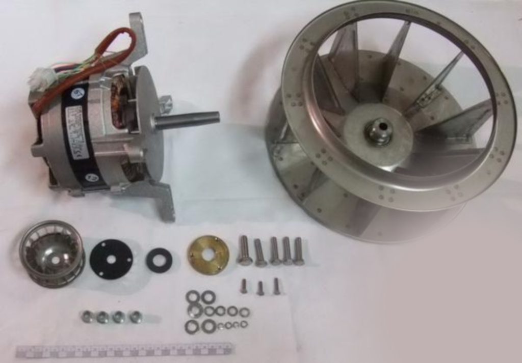 Мотор вентилятора с крыльчаткой комплект Angelo Po 6300733