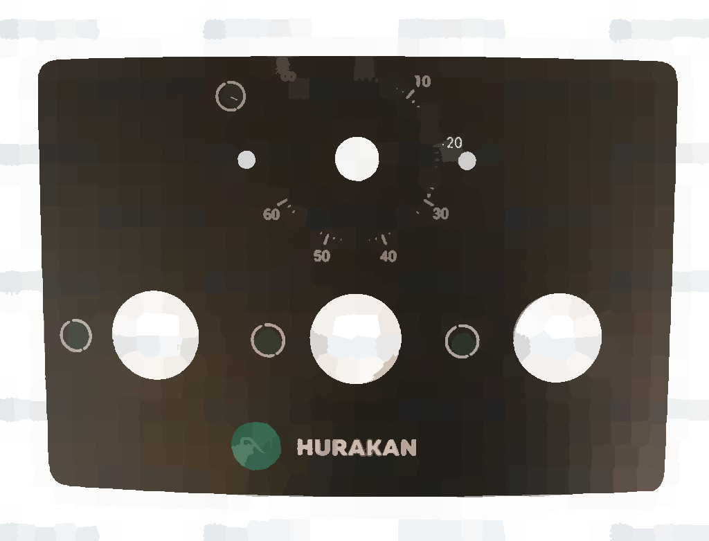 Наклейка на кнопки для тестомеса Hurakan HKN-20CN2V / 30CN2V / 40CN2V
