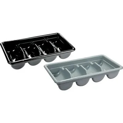ProHotel Емкость д/столовых приборов JW-4C grey (4-отд.,полипроп.,H=10,L=52,B=29см,серый,04150220)
