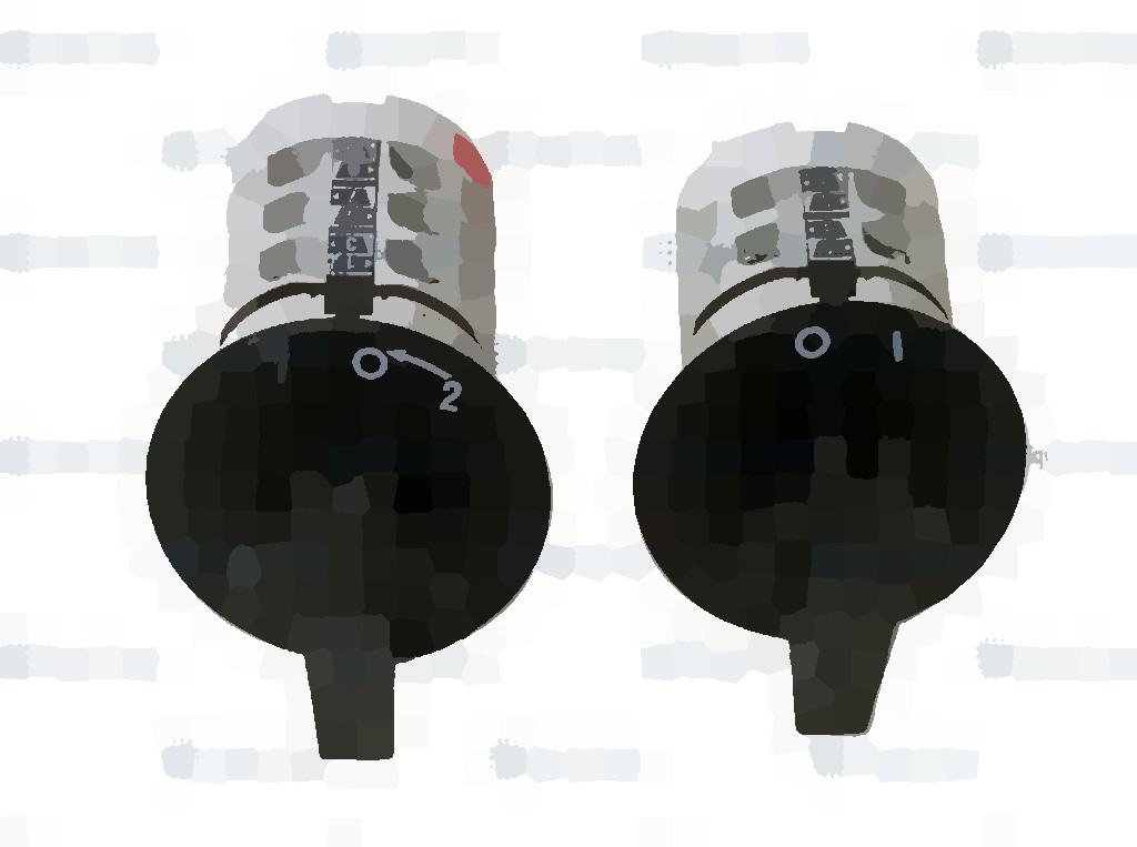 Комплект переключателя с реверсом д/мясорубки Apach ATI22UT 388V 3ф F2367+F2365