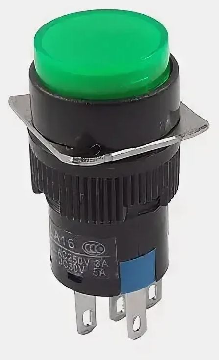 Кнопка пуск (зелёная) SPDT 12V DC