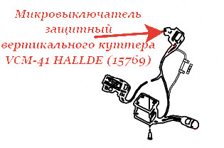 Защитный микровыключатель для куттера Hallde
