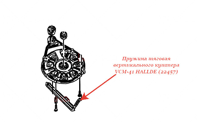 ТЯГОВАЯ ПРУЖИНА для куттера Hallde