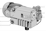 Деталировка насоса вакуумного BUSCH  R 5 0012/ 0021 B