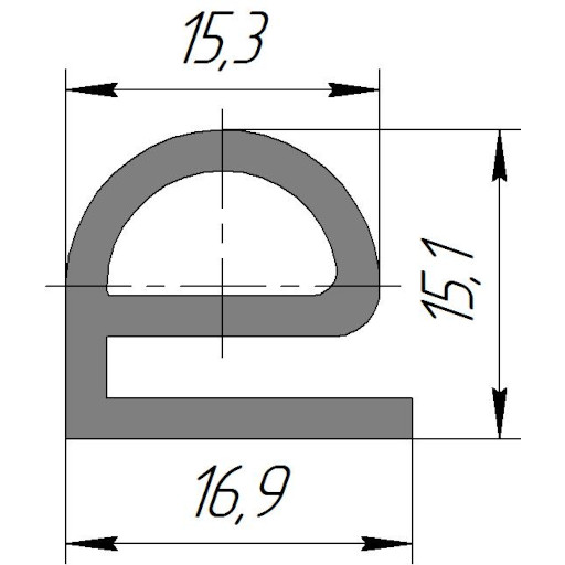 №135 Уплотнение силиконовое