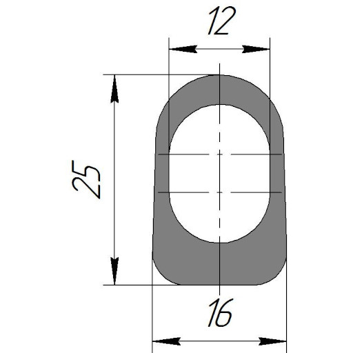 №187 Уплотнение силиконовое