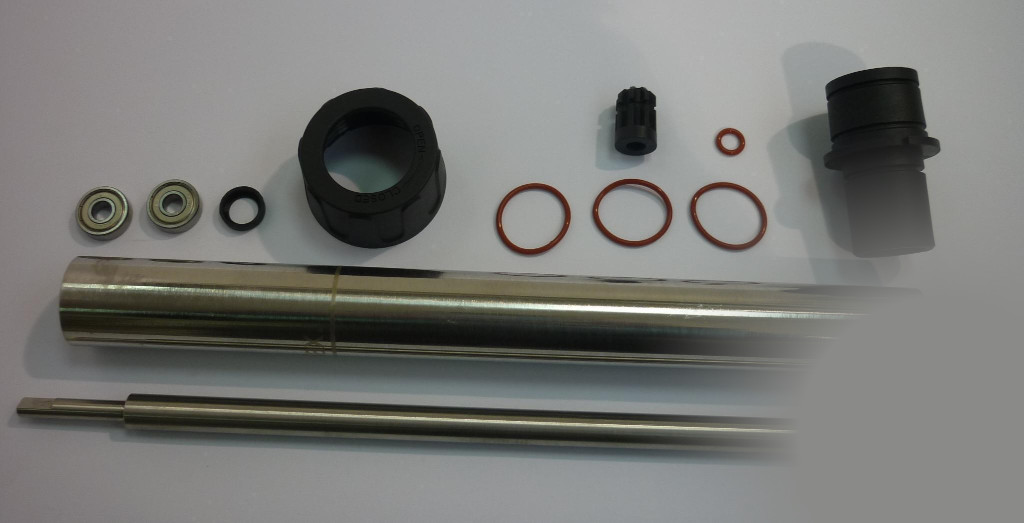 Вал JAU в сборе для миксера IM400/IB400 V.V. NEW 1-9