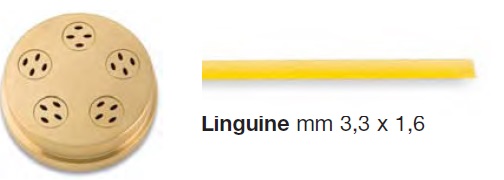 НАСАДКА-ЭКСТРУДЕР Д/CHEF-IN-CASA LINGUINE 3,3 MM 290