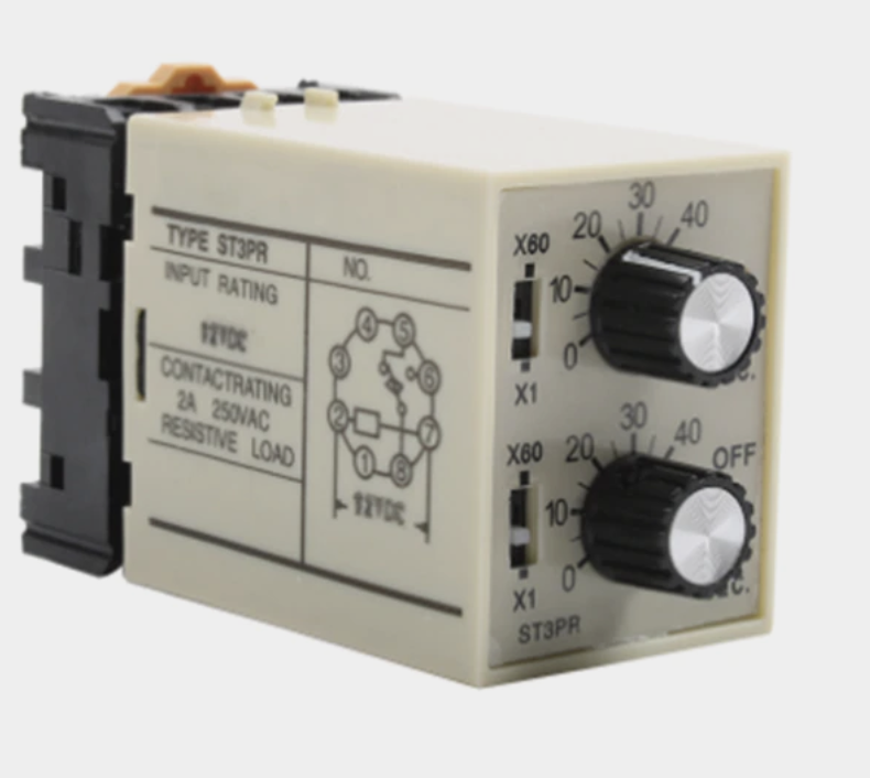 Электрическое реле времени ST3PR 6S 6M 220V
