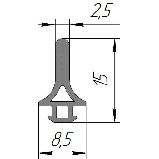 №238 Уплотнение силиконовое