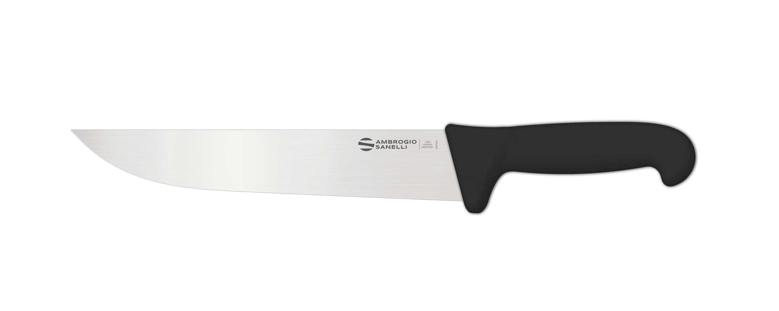 Нож Sanelli Ambrogio серии Supra, SM09024B, для мяса 240 х 44 мм, черный