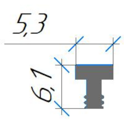 №580 Уплотнение силиконовое 1557 580-П60