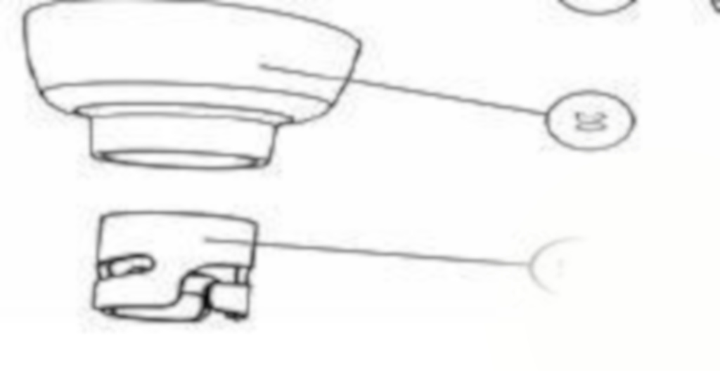 Основание JAU крепления насадки для миксера IB160 V.V OLD 20+21
