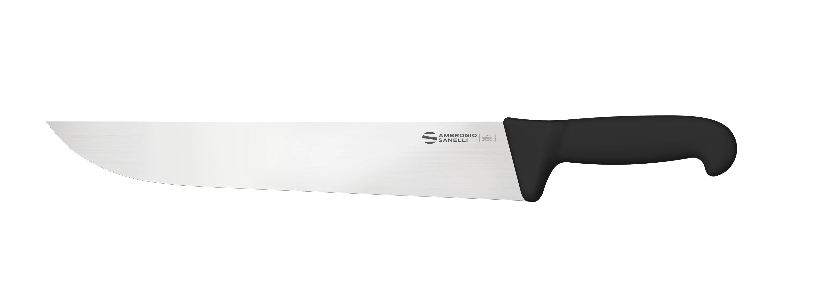 Нож Sanelli Ambrogio серии Supra, SM09030B, для мяса 300х51 мм, черный