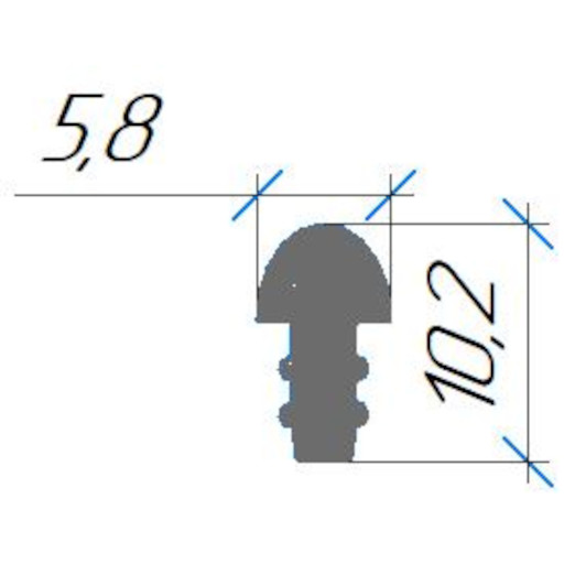 №544 Уплотнение силиконовое