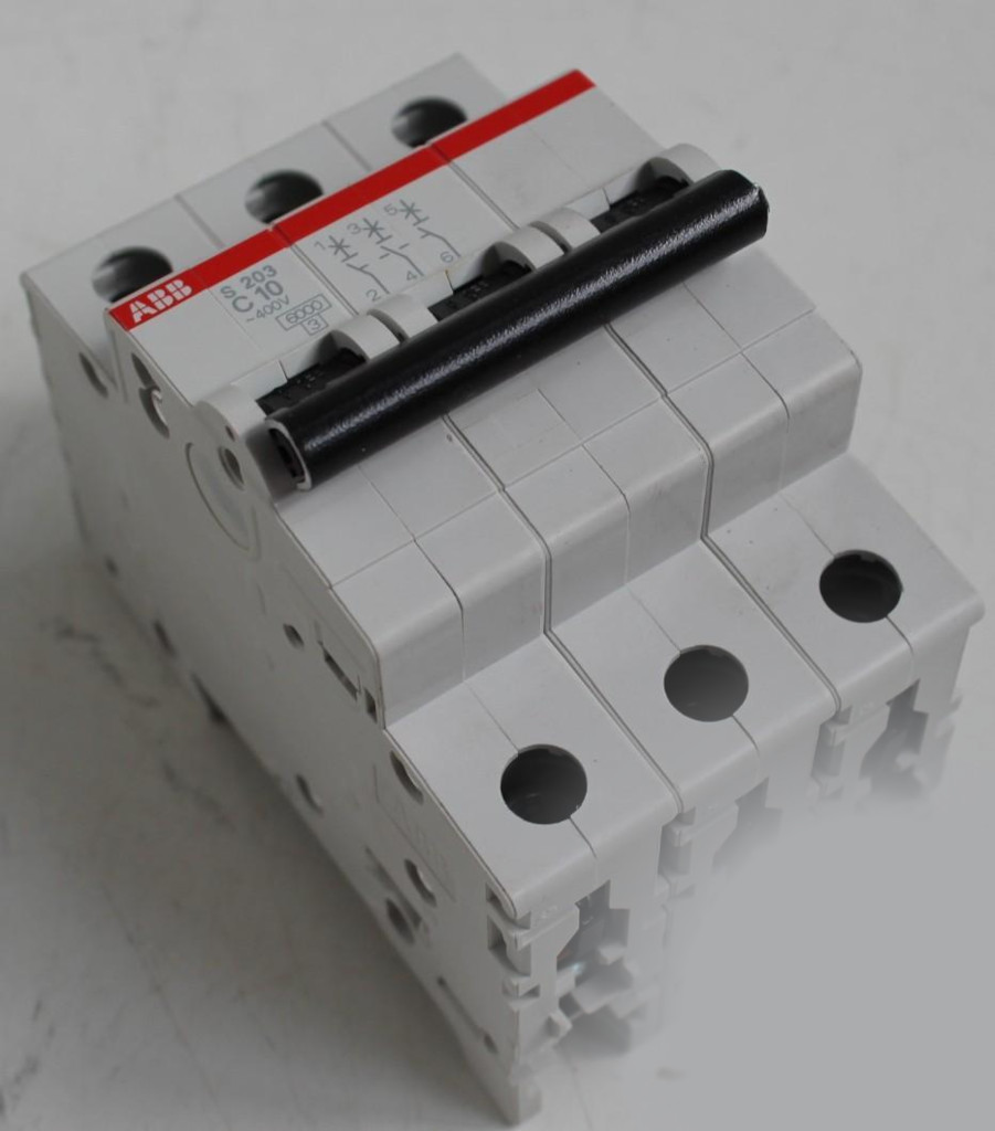Выключатель автоматический ABB 10A 3P S203 C10
