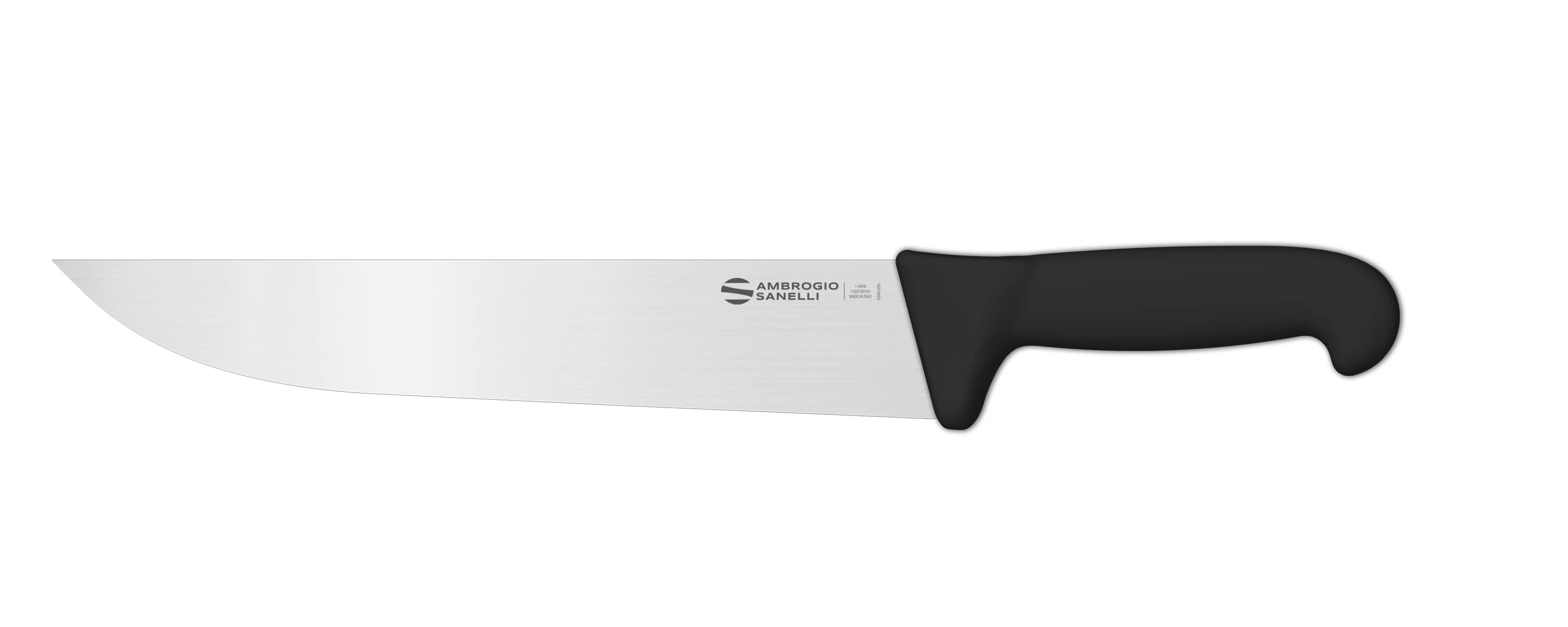 Нож Sanelli Ambrogio серии Supra, SM09026B, для мяса 260 х 46 мм, черный