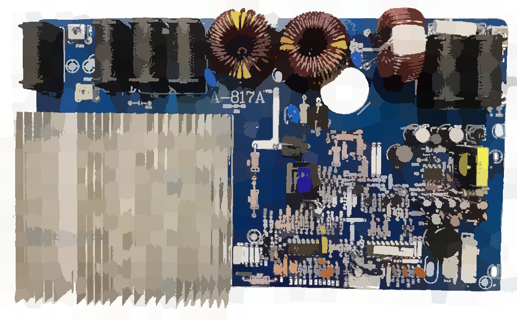 Плата генератора для индукционной плиты Hurakan HKN-ICF70D2V