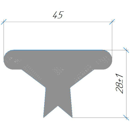 №345 Уплотнение силиконовое