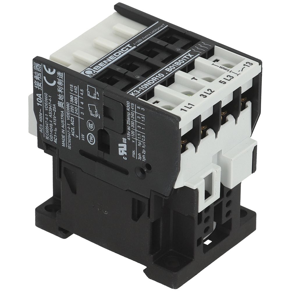 Контактор силовой тип K3-10NDR10 190R B01B01TX BENEDIKT &amp;amp; JÄGER 4005269P/4005269