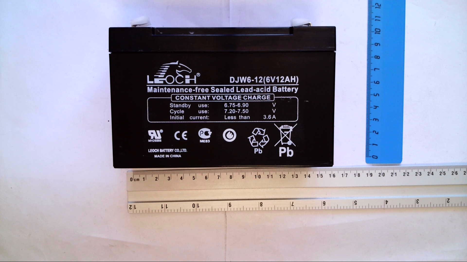 Аккумуляторная батарея 6120 (6V 12A/h)