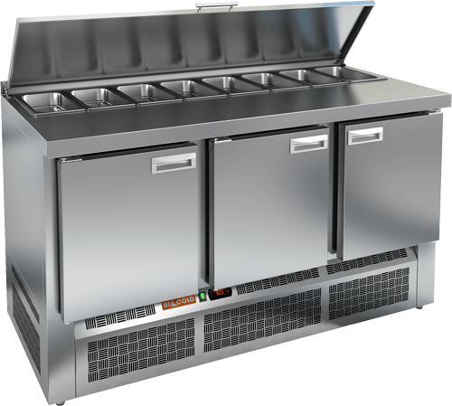 СТОЛ ДЛЯ САЛАТОВ HICOLD SLE1-111GN (1/3) (R290)