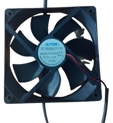 Вентилятор конденсатора YT12025K, 12 V, YT-JSF, ледогенератора VA-IM89 (без ГТД)