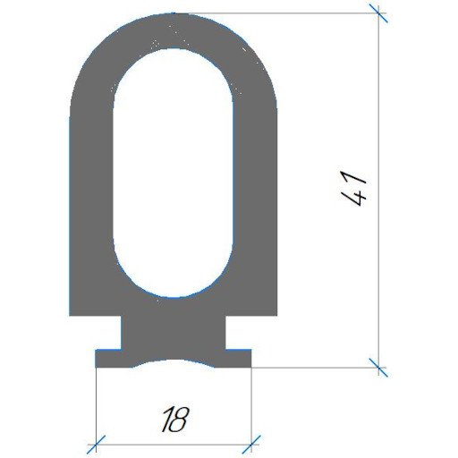 №581 Уплотнение силиконовое