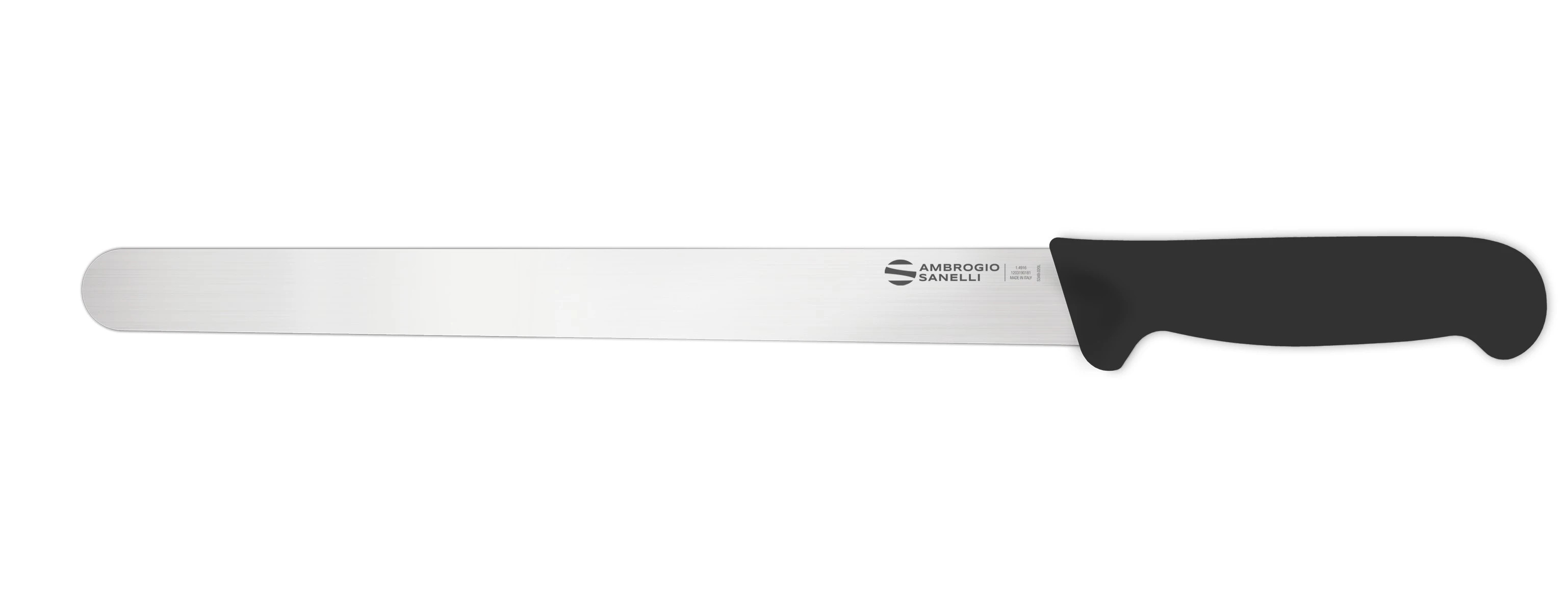 Нож Sanelli Ambrogio серии Supra, SA58032B, кондитерский 320 х 33 мм, черный